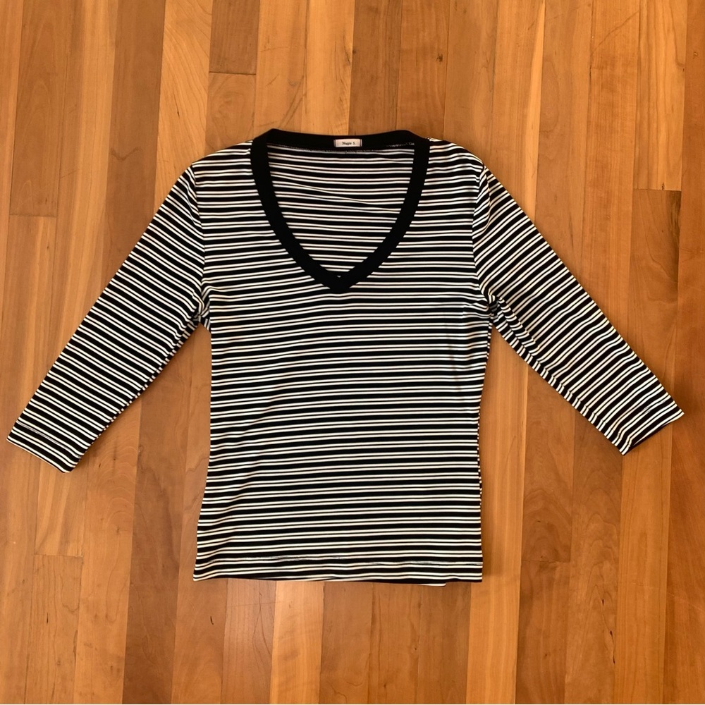 Vintage Maggie S. Striped Tee